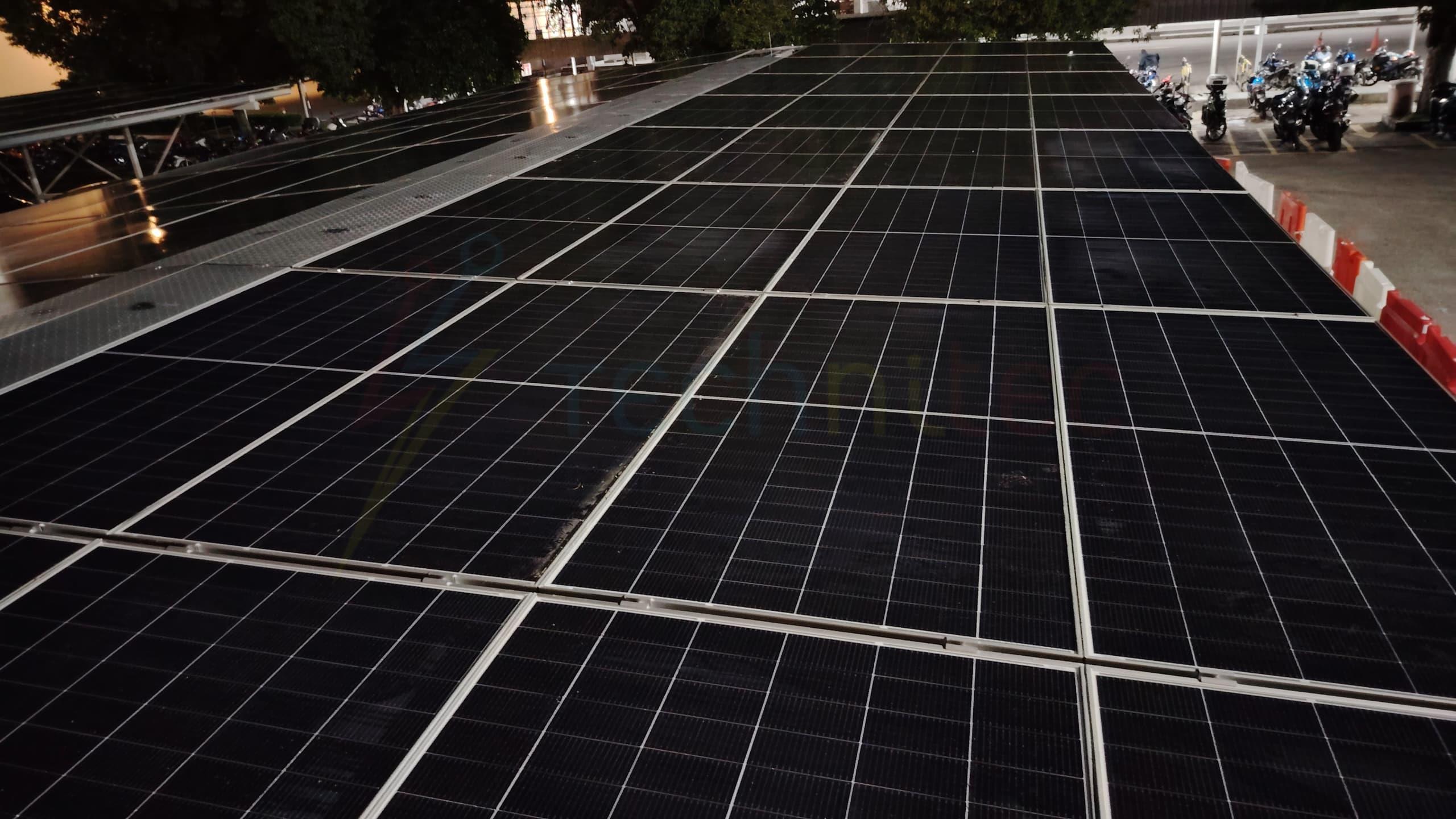 Solar At Plexus Riverside Carport Solar Carpark H