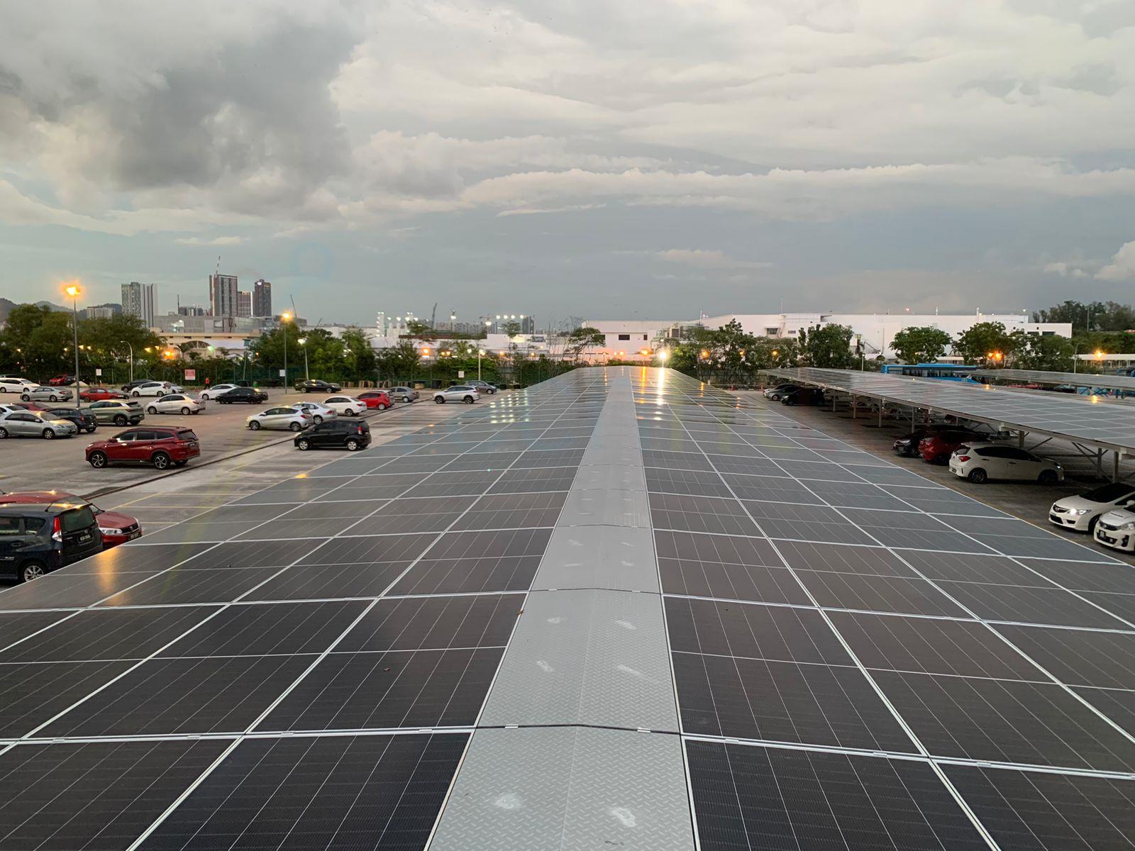 Solar At Plexus Riverside Carport Solar Carpark J